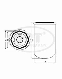 SCT GERMANY Ilmansuodatin SB 3281